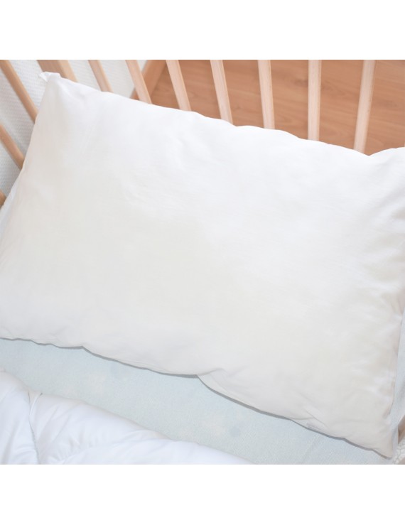 Oreiller anti acarien tout confort pour enfant - Blanc - 35x45 cm
